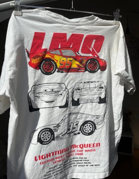 Hvid Bershka Cars t-shirt