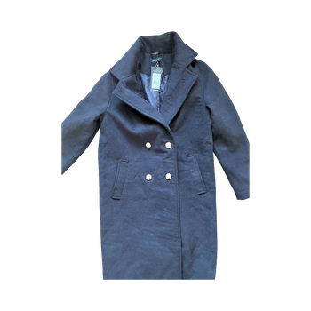 Black Double-Breasted Coat