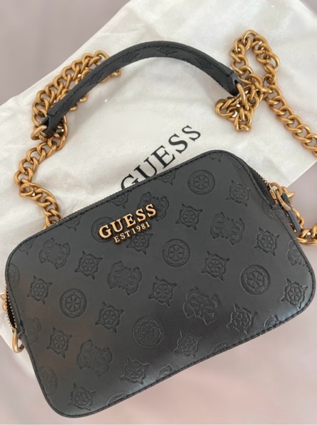 Guess black original shoulder bag
