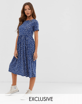 Midi smock dress
