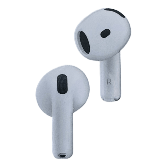 Apple white wireless earbuds