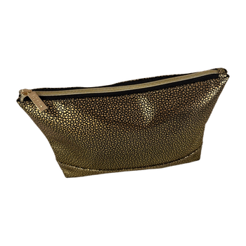 Golden Cosmetic Pouch