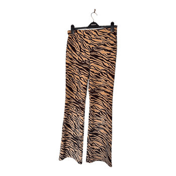 Zebra/tiger wide leg pants