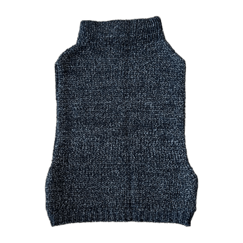 Zara Knit Slipover in a Mottled Black Shade, size S
