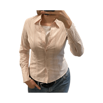 Vaaleanpunainen raitapaita