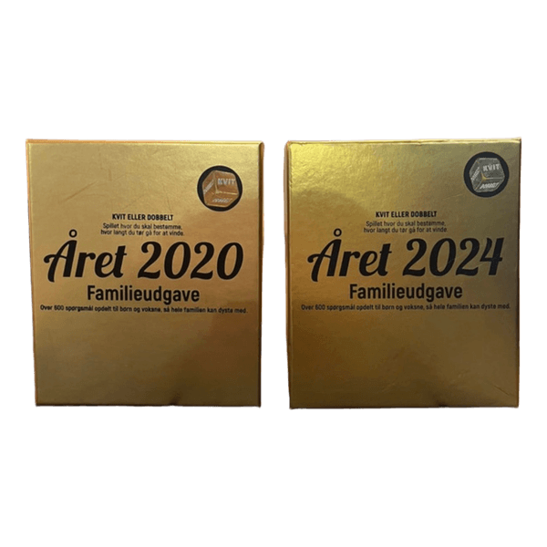 Året 2020 og 2024 brætspil