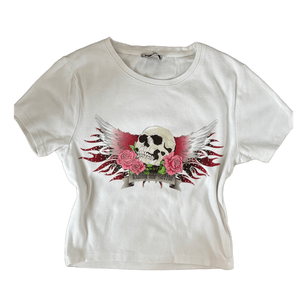 White graphic t-shirt