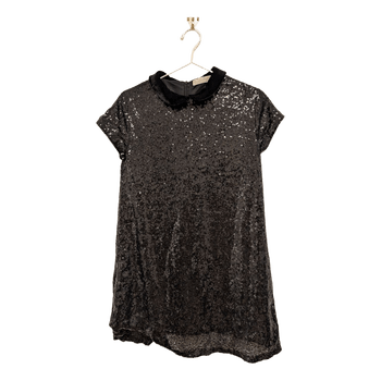 Black sequin dress