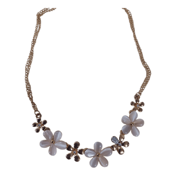 New cute peach colour necklace
