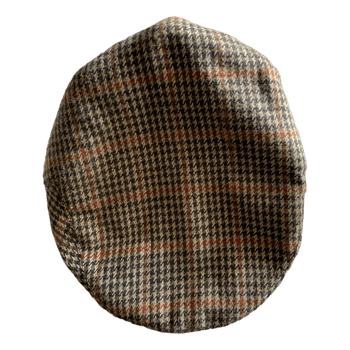 Giorgio Rianne  Englich tweed Brown plaid flat cap
