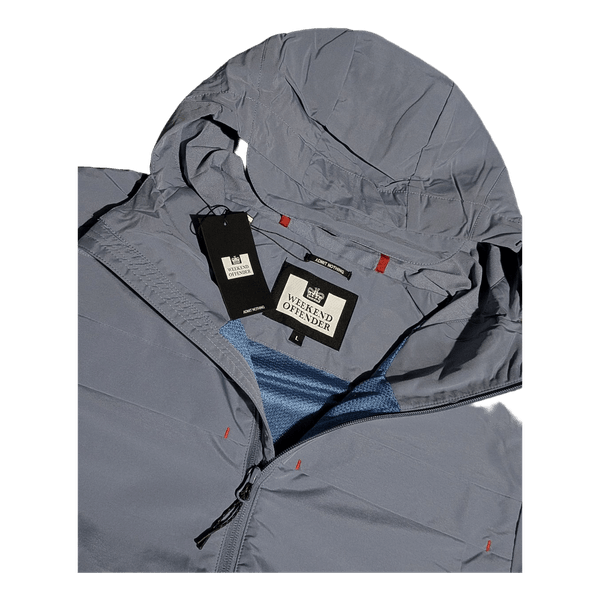 Weekend Offender Admit Nothing Light Blue Hooded Jacket - Brand New - Size L
