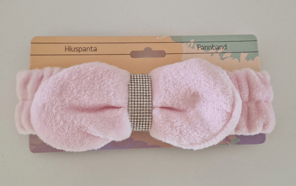 Vaaleanpunainen meikkipanta