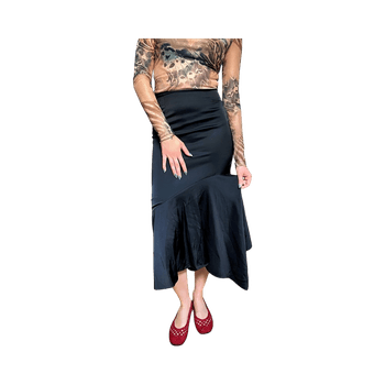 Satin skirt