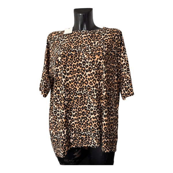 Leopardmønstret t-shirt