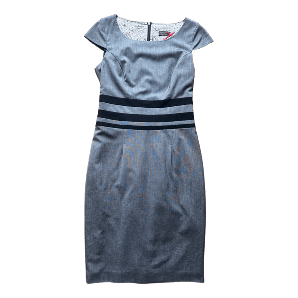 Grey midi dress