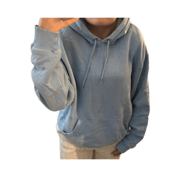 Light blue hoodie