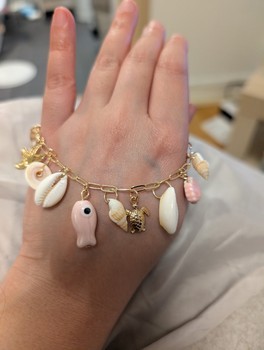 Seaside charm bracelet