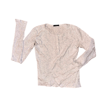 Grey brandy melville waffle long-sleeve