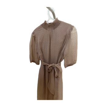 Cream clothing dress