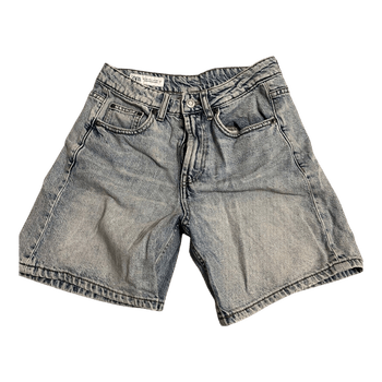 Zara light blue denim shorts