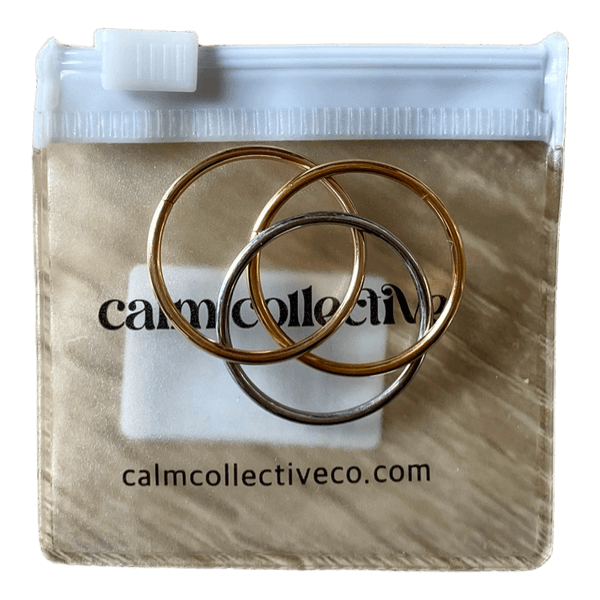 Calm Collective Trio Gliding Fidget Ring