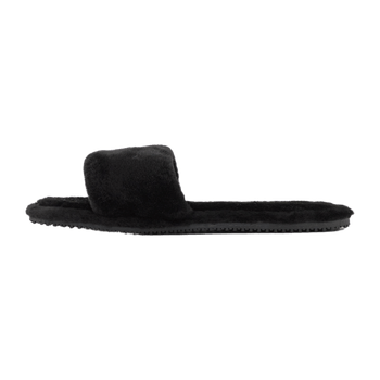 Black slippers