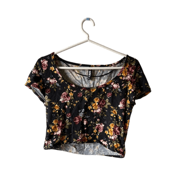 Kukallinen crop-top