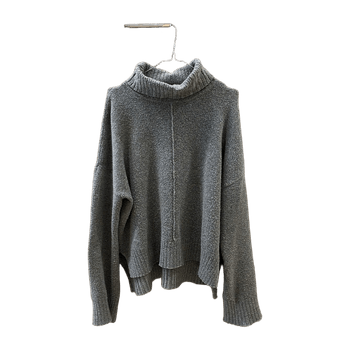 Oversized harmaa neule