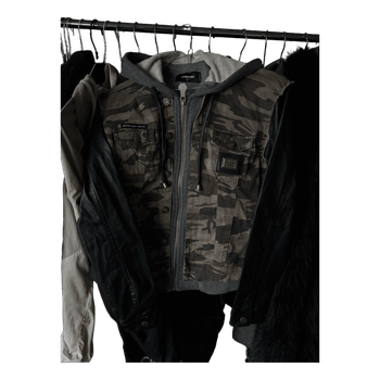 Y2k Camo denim jacket