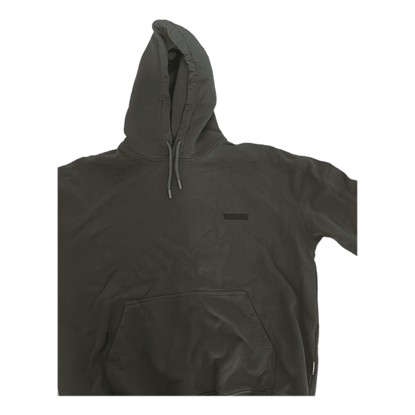 Grøn woodbird hoodie med hætte