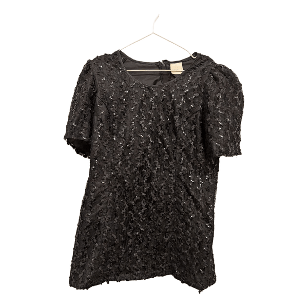 Black sequin dress