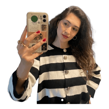 Black and white cardigan