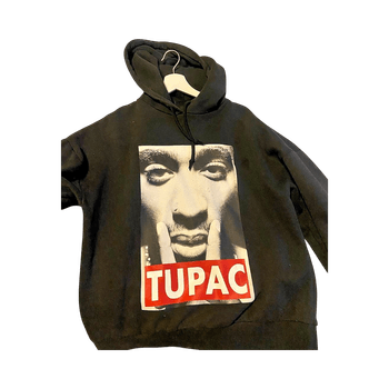 Tupac graphic hoodie