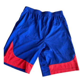 Blue Nike sports shorts