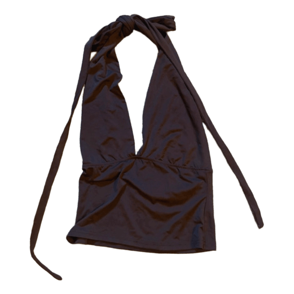 Brun halterneck top