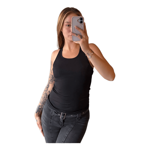 Black tank top