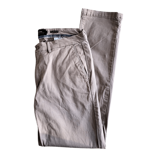 Beiget slim fit -housut