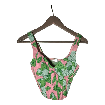 Floral corset top