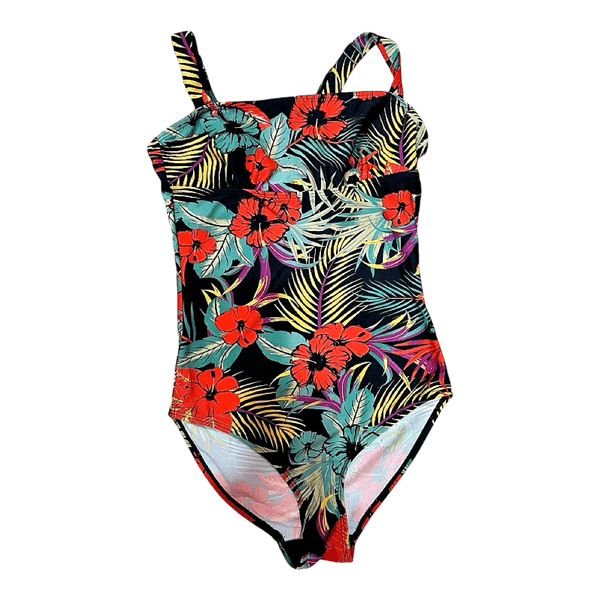 Tropical print swimsuit