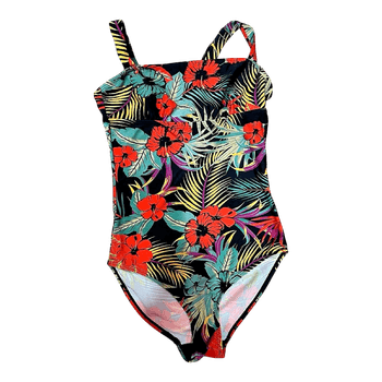 Tropical print swimsuit