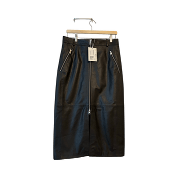 COS leather skirt