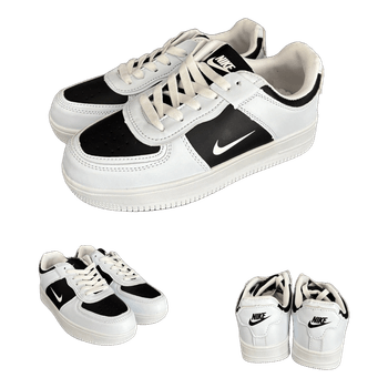 Nike black and white sneakers