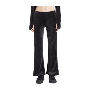 Maroon Velvet Leggings
