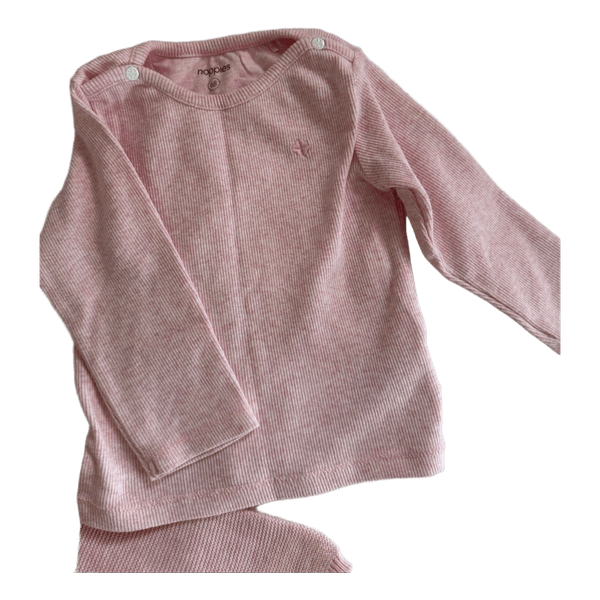 Pink baby cardigan set