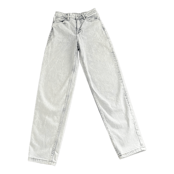 Light wash high waist jeans