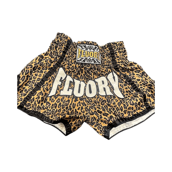 Leopard print boxing shorts Fluory