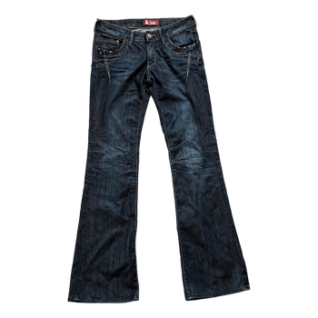 Dark blue denim jeans