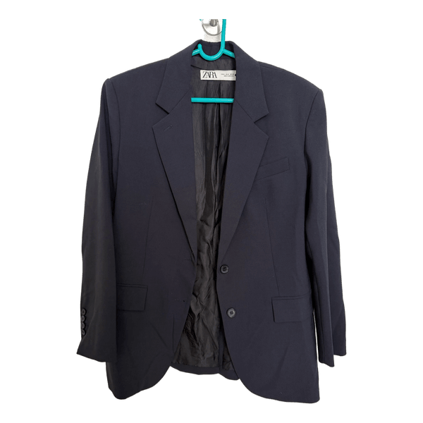 Zara mørkeblå blazer