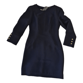 Tara Jarmon yönsininen kotelomekko 34