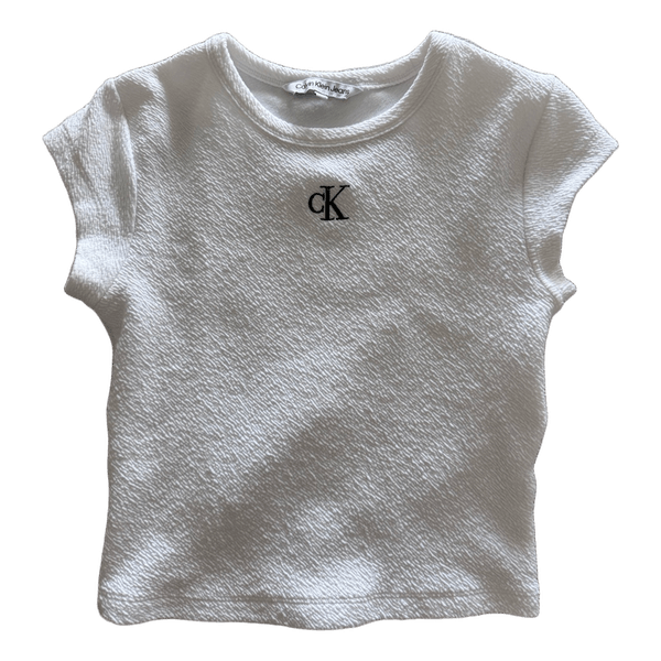 White cotton t-shirt